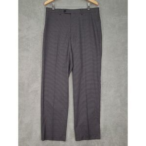 Ralph Lauren 34X32 Comfort Flex‎ Pant Flat Front Gay Dress Pants Plaid Stretch